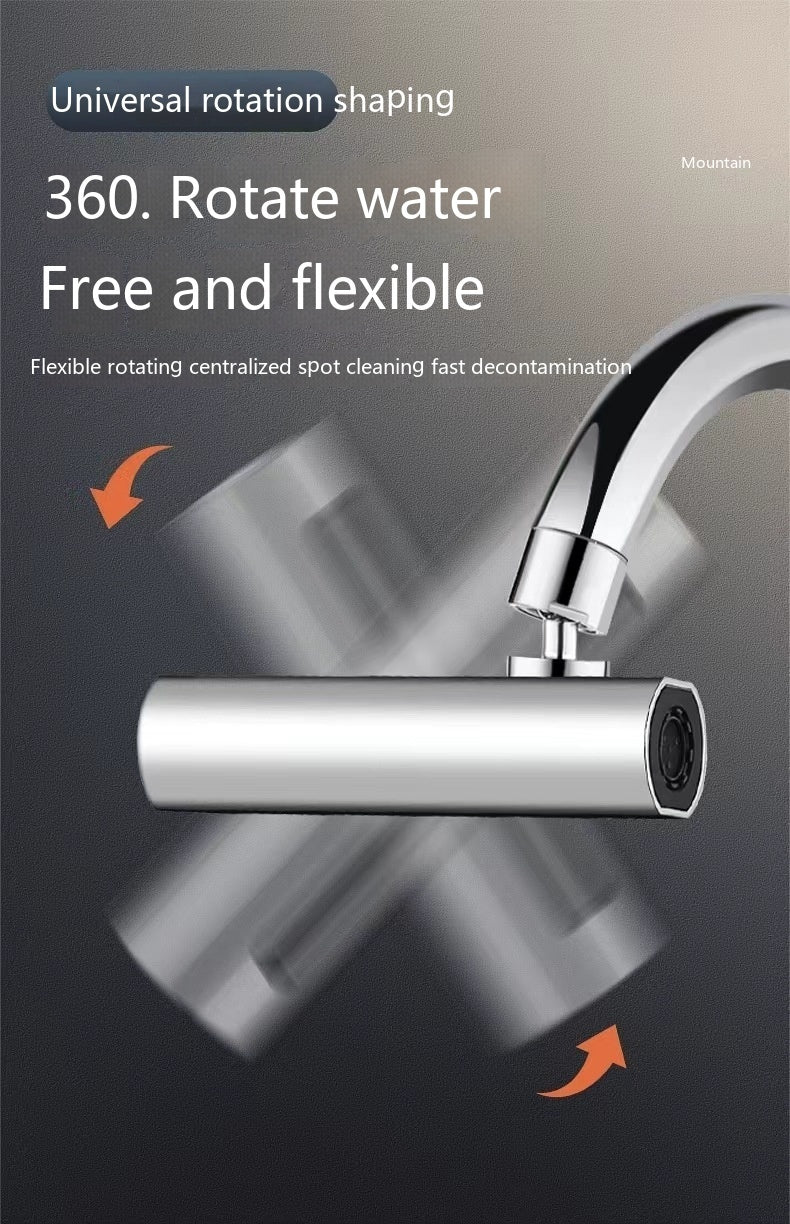 Four-speed Flying Rain Waterfall Tap Bibcock Kitchen Vegetable Basin Splash-proof Water