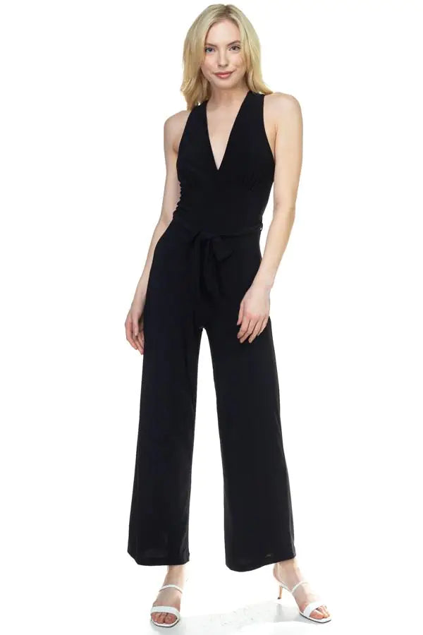 Crossed Back Jumpsuit