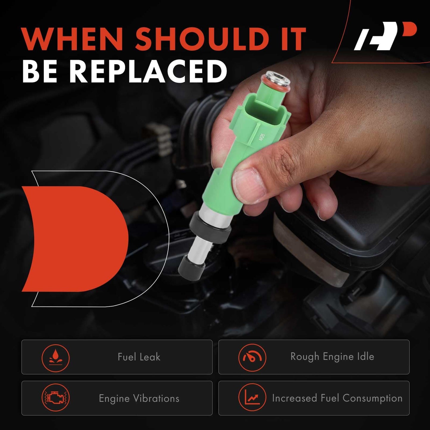 A-Premium Fuel Injectors Compatible with Toyota Camry 2010-2017, RAV4 2009-2018, Highlander, Sienna, Avalon, Venza & Lexus ES300h & Scion tC, 2.5L 2.7L, Set of 4, Replace# 23250-05010