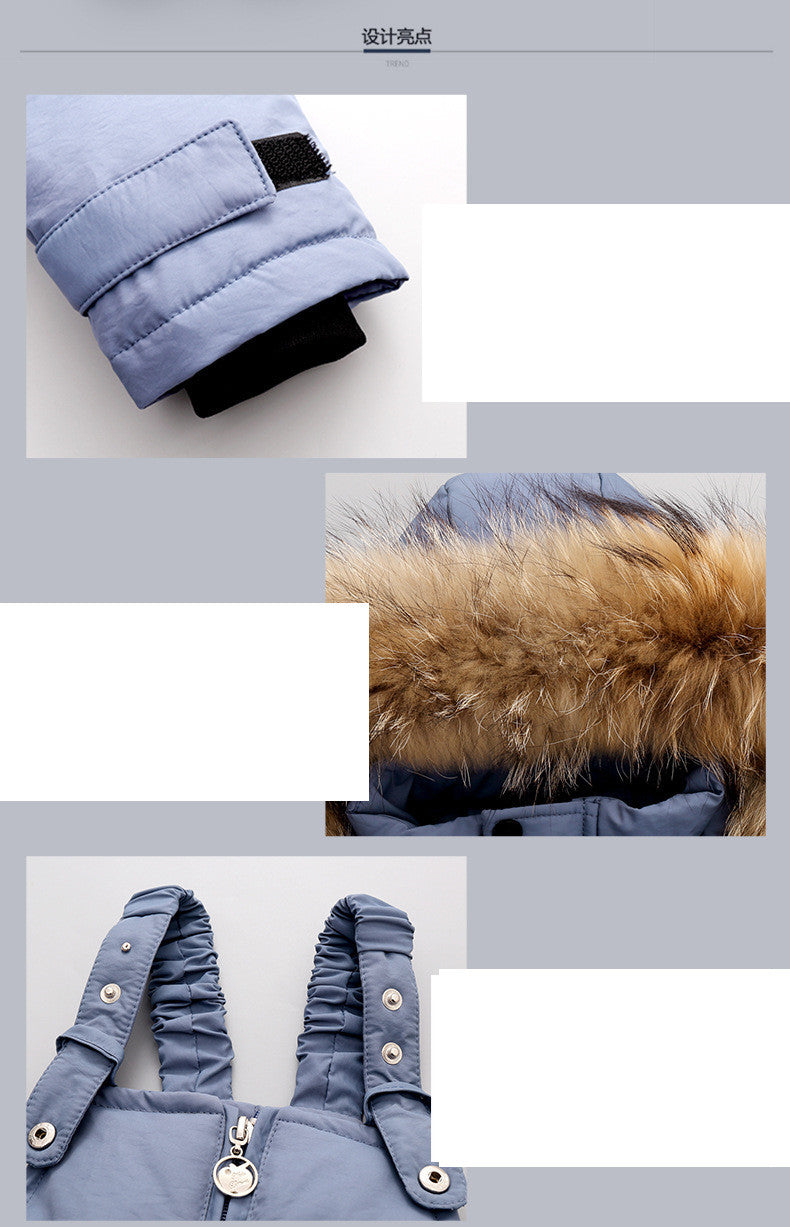 Winter Baby Boy's Down Jacket Suit