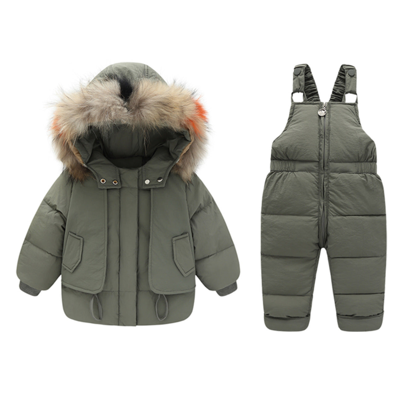 Winter Baby Boy's Down Jacket Suit