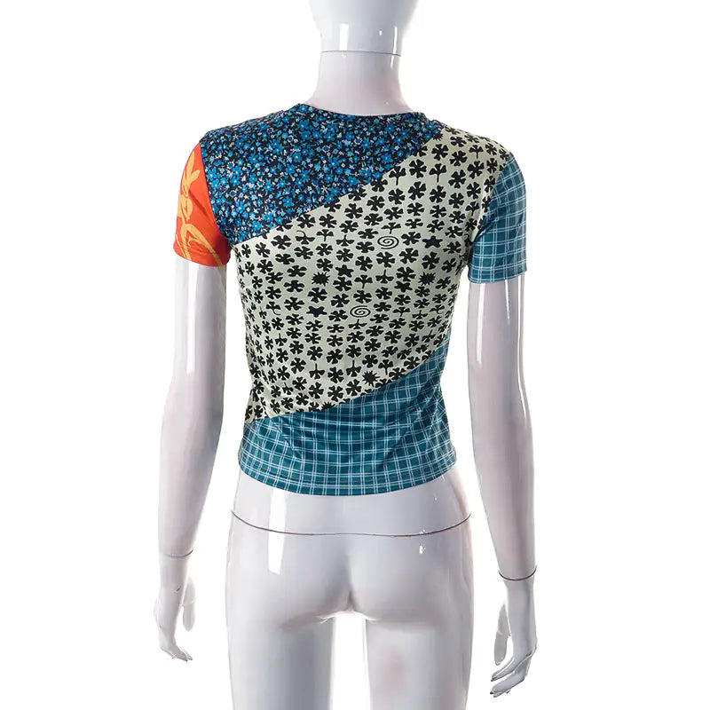 Sweet Legend Print Cropped Tee