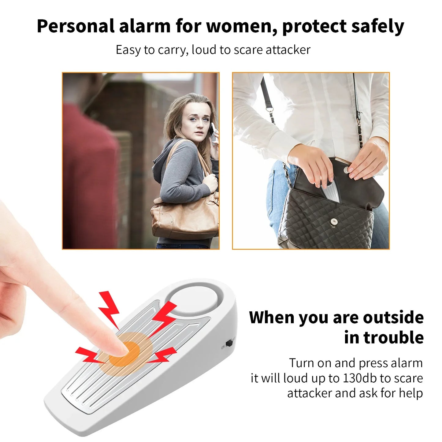 Vibration Door Stop Alarm Home Hotel Door Stop Door Stop Female