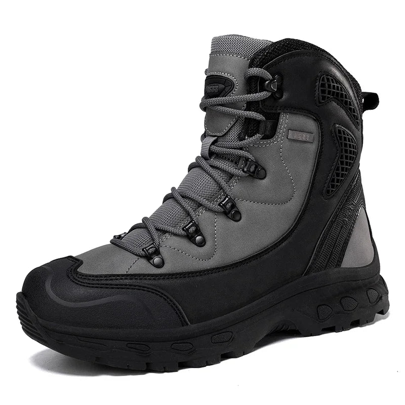 Men's Leather Boots | Waterproof Work Safety Shoes | Mokie