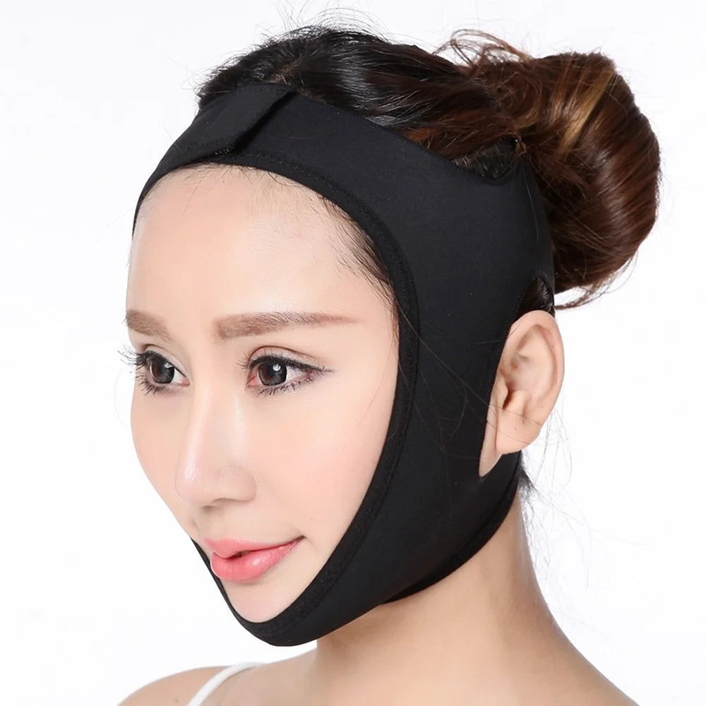 Elastic Face Slimming Bandage V Line Face Shaper Women Chin Cheek Lift
