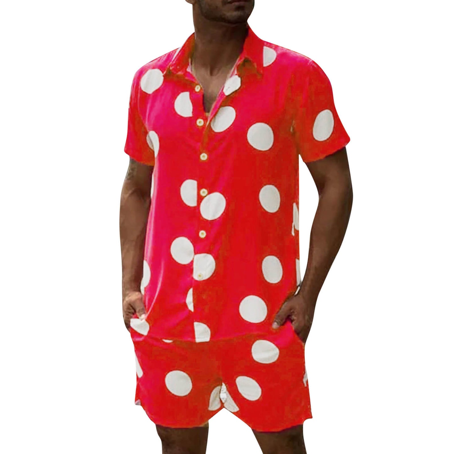Fashion Casual Hawaiian Suit For Men