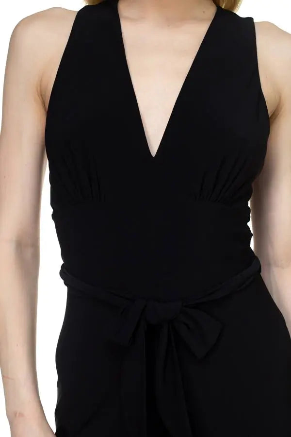 Crossed Back Jumpsuit
