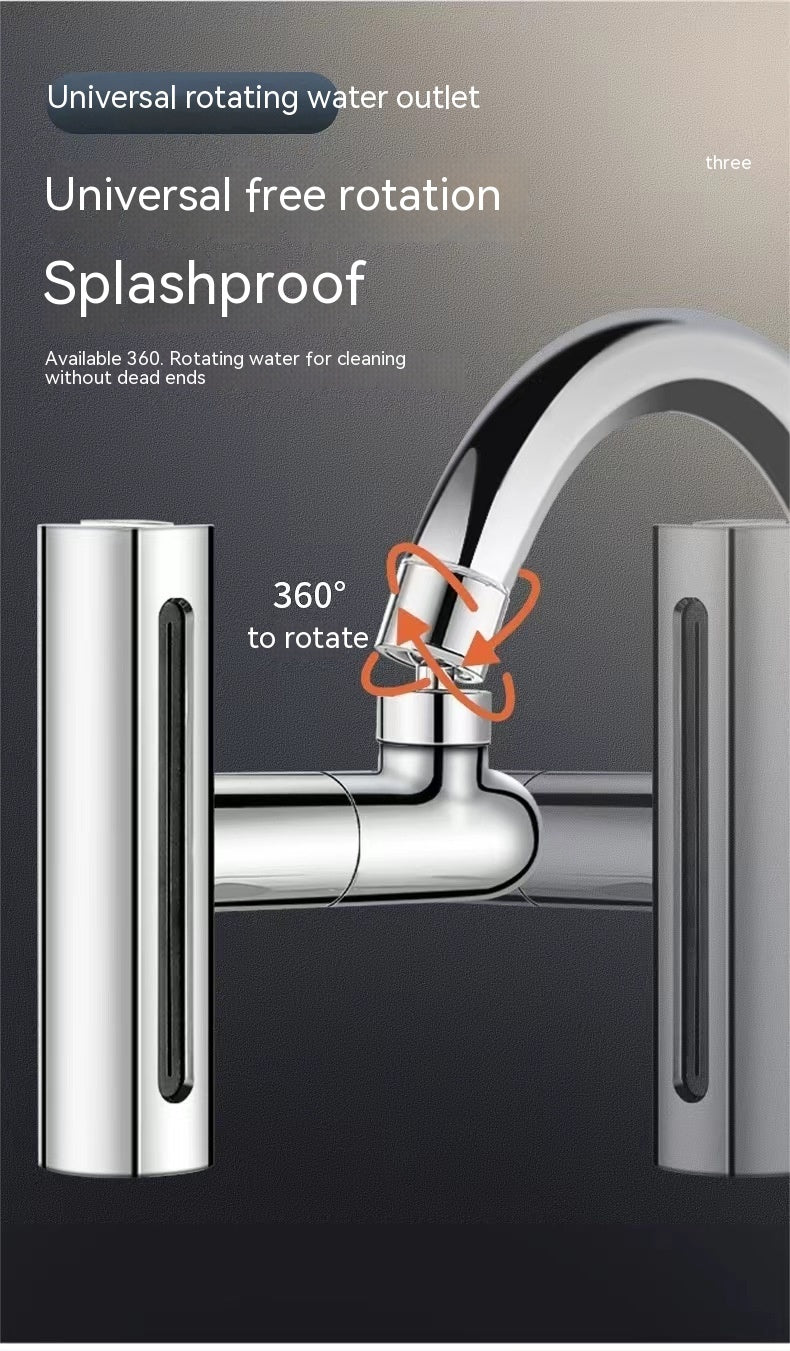 Four-speed Flying Rain Waterfall Tap Bibcock Kitchen Vegetable Basin Splash-proof Water