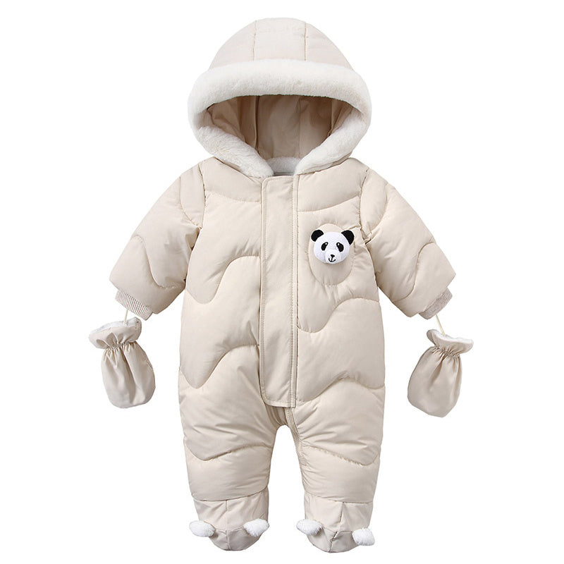 Children's One-piece Clothes For Keeping Warm Outside