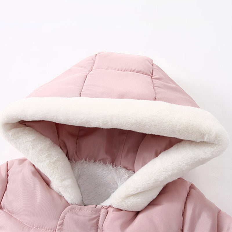 Children's One-piece Clothes For Keeping Warm Outside
