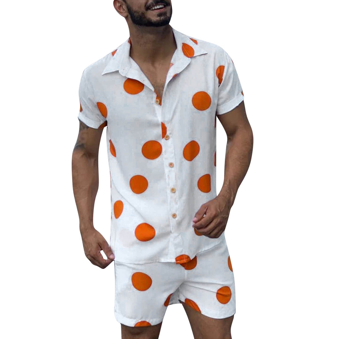 Fashion Casual Hawaiian Suit For Men