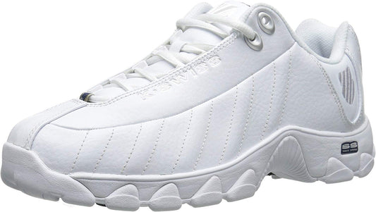 K-Swiss Men's ST329 CMF Sneaker, White/Black/Silver, 11.5 XW