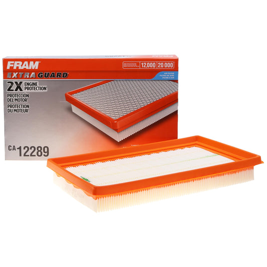 FRAM Extra Guard Flexible Panel Engine Air Filter Replacement, Easy Install w/Advanced Engine Protection and Optimal Performance, CA12289 for Select Lexus, Subaru and Toyota Vehicles