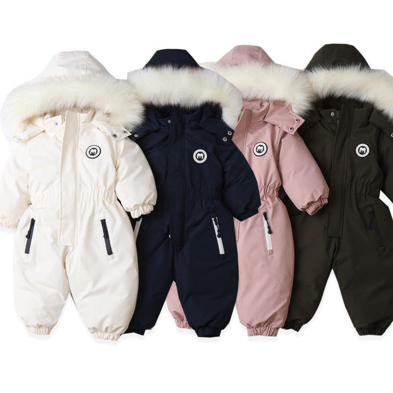 Fashion Winter New Children's Jumpsuit