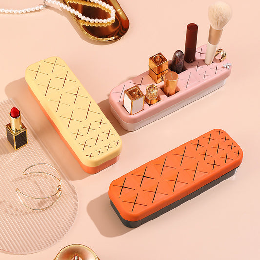 Lipstick Storage Box Desktop Multi Grid