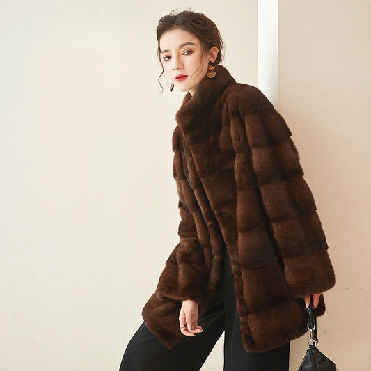Women's Fur Jacket | Mink Fur Jacket | Mokie