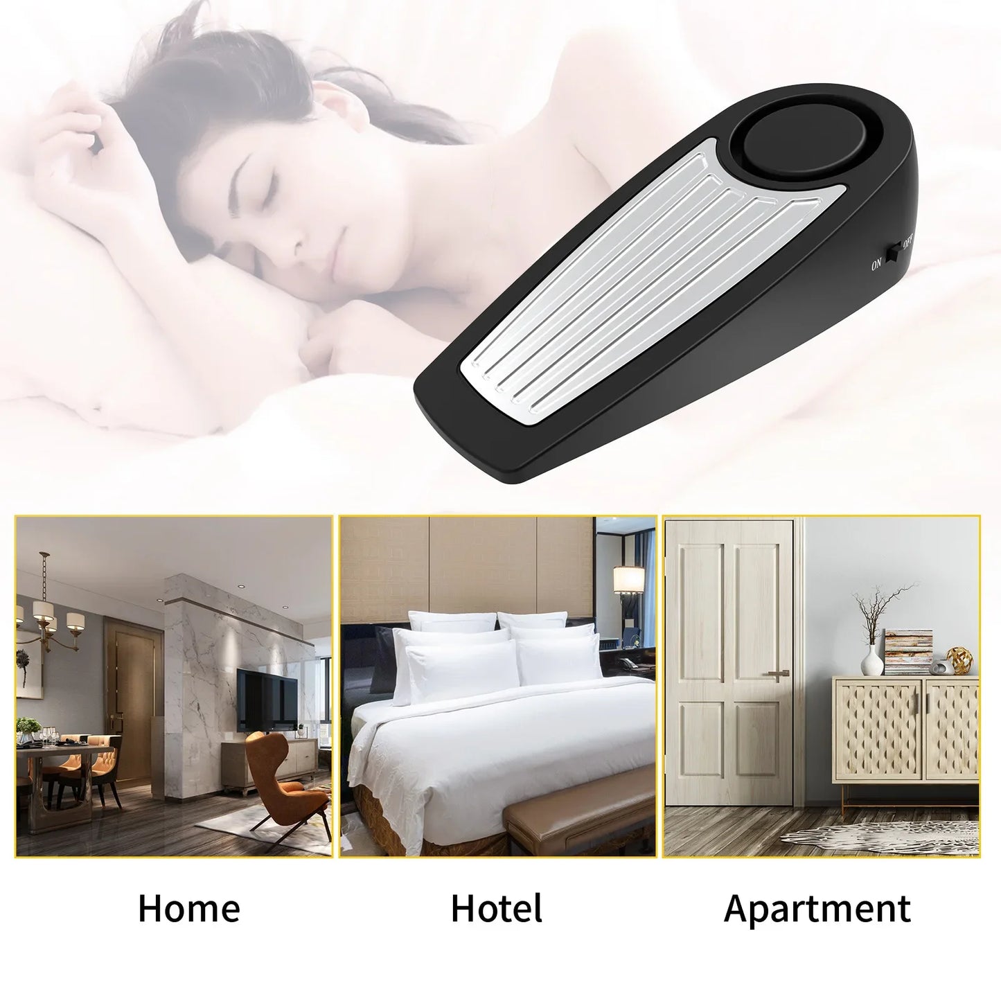 Vibration Door Stop Alarm Home Hotel Door Stop Door Stop Female