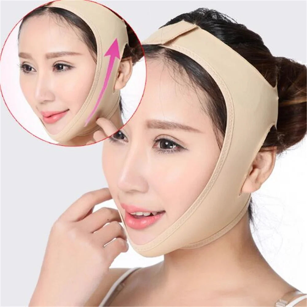 Elastic Face Slimming Bandage V Line Face Shaper Women Chin Cheek Lift
