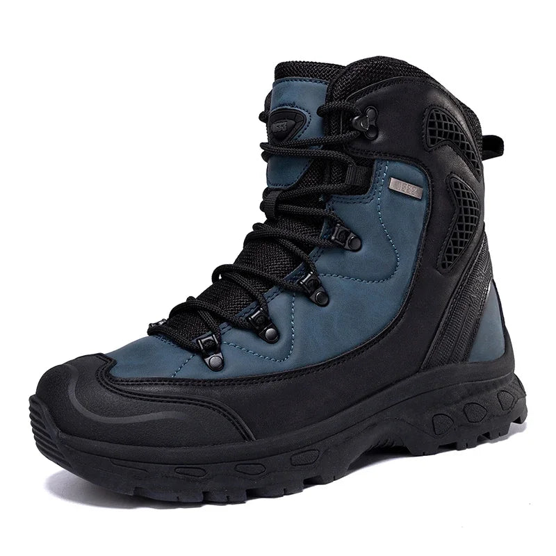 Men's Leather Boots | Waterproof Work Safety Shoes | Mokie