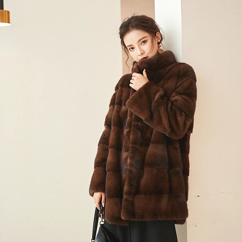 Women's Fur Jacket | Mink Fur Jacket | Mokie