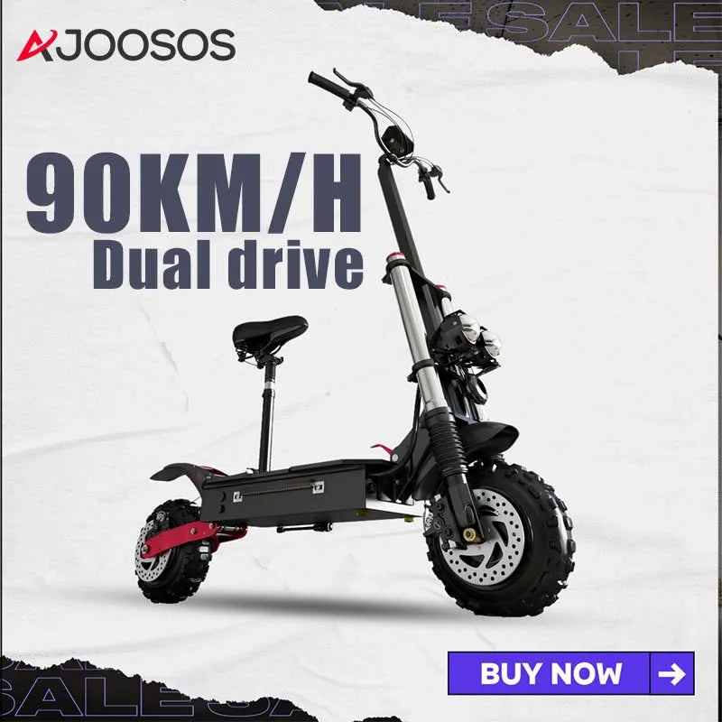 AJOOSOS 2024 X60 Electric Scooter 72V 5600W Dual Motor Electric Scooters 90KM/H Speed Adults Removable Seat Patinete Eléctricos