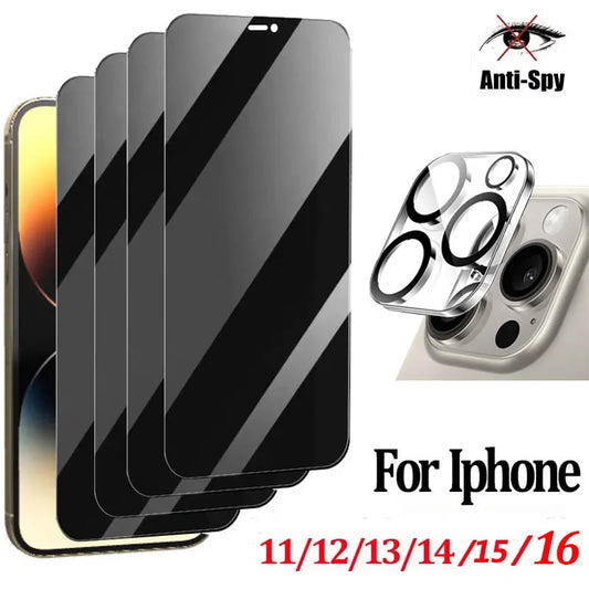 For iPhone 16 15 14 pro privacy tempered glass for iphone 15 14 13 12 11 pro max iphone14 iphone13 iphone16 iphone 16 pro anti spy screen protector iphone 14pro