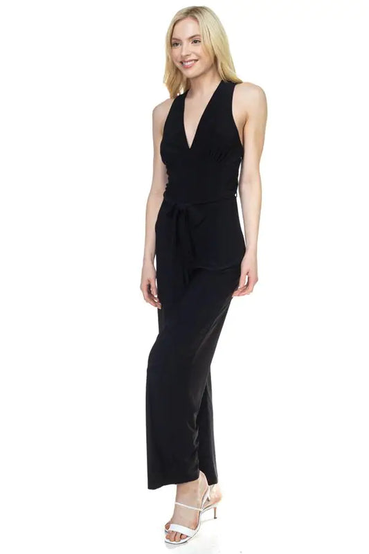 Crossed Back Jumpsuit