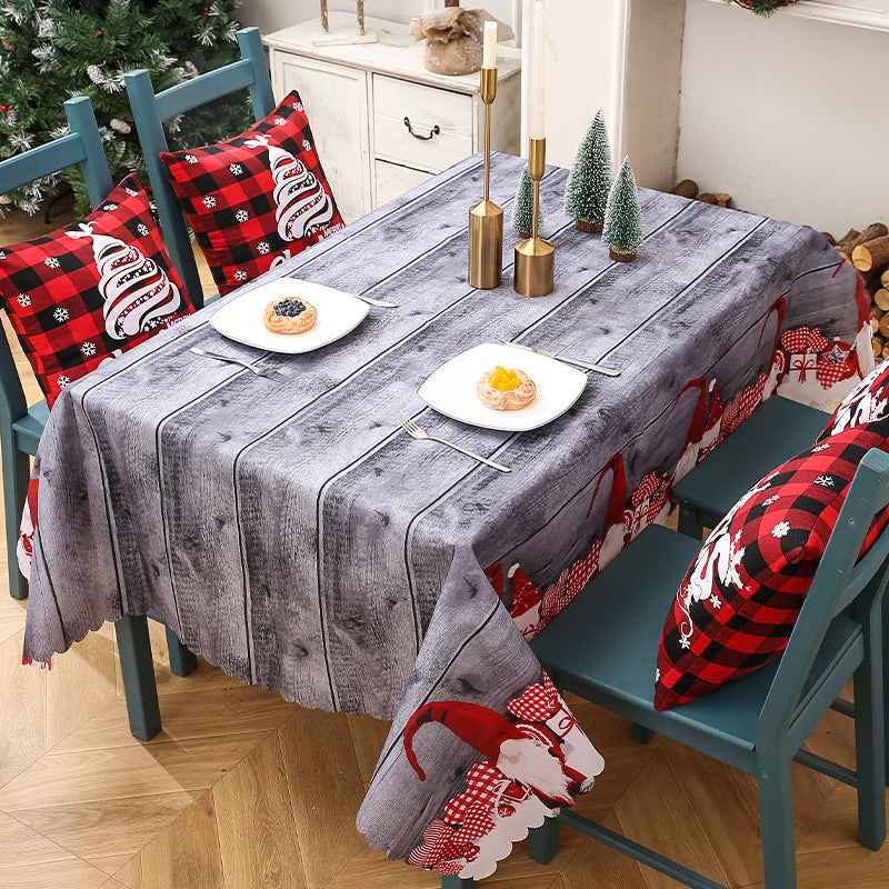 Creative Christmas Printed Tablecloth For Decoration