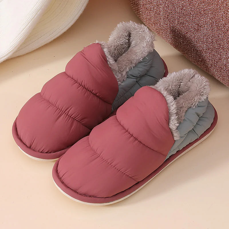 Winter Velvet-Lined Rainproof Shoes