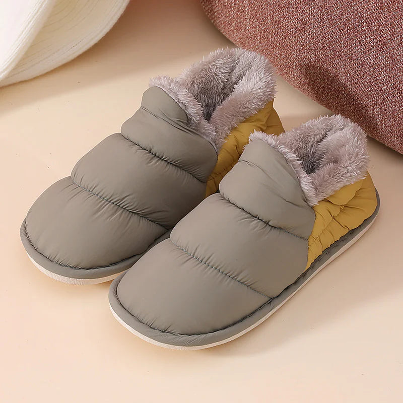 Winter Velvet-Lined Rainproof Shoes