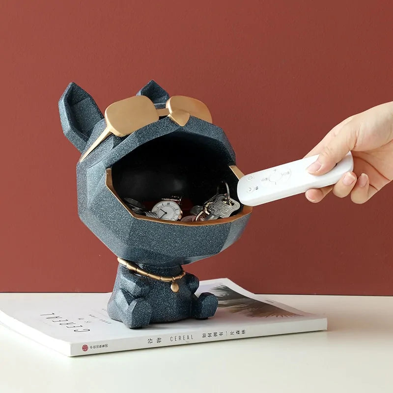 Big Mouth Dog Resin Storage Box: Cool Home Decor Gift